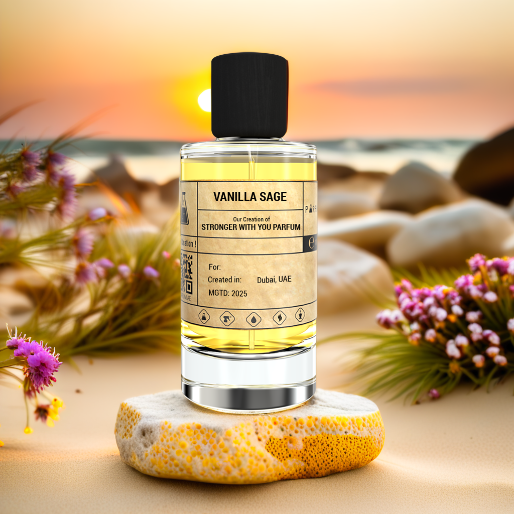 VANILLA SAGE - similar scent notes Armani Stronger with You Parfum 2025 - Dubai Parfem Shop EU | MSTV j.d.o.o.