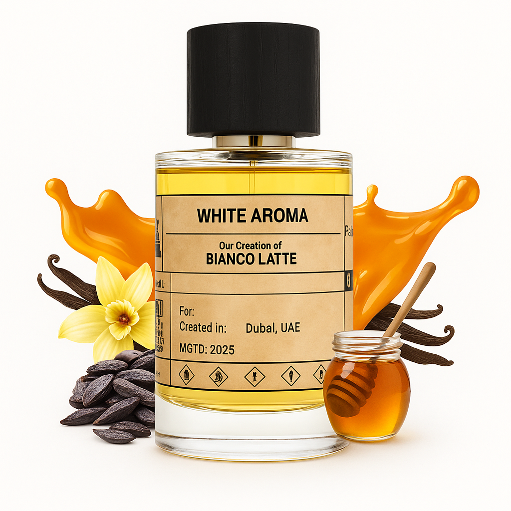 WHITE AROMA - similar scent notes Bianco Latte - Dubai Parfem Shop EU | MSTV j.d.o.o.
