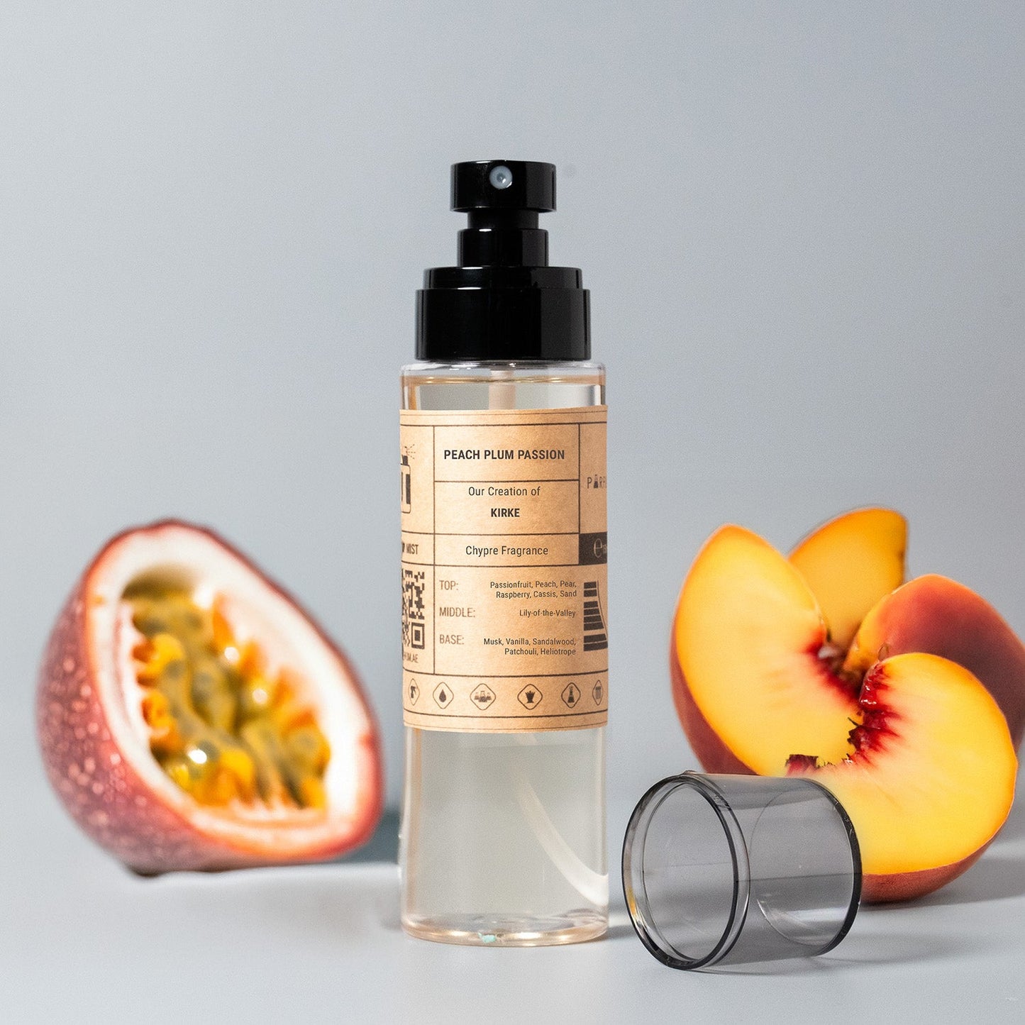 PEACH PLUM PASSION body mist - similar scent notes Kirke by T.Terenzi - Dubai Parfem Shop EU | MSTV j.d.o.o.