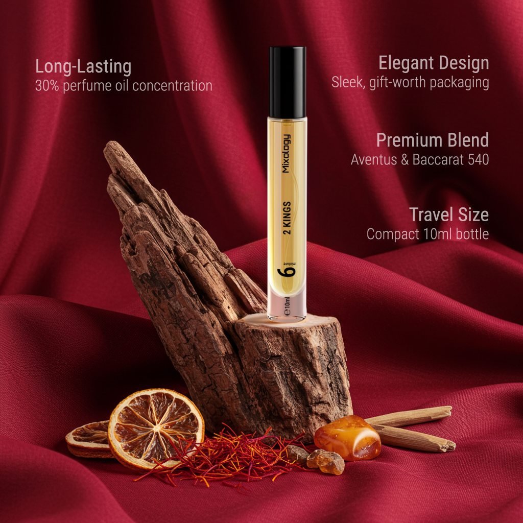 2 KINGS Mixology No.6 – A Fusion of Aventus & Baccarat Rouge 540