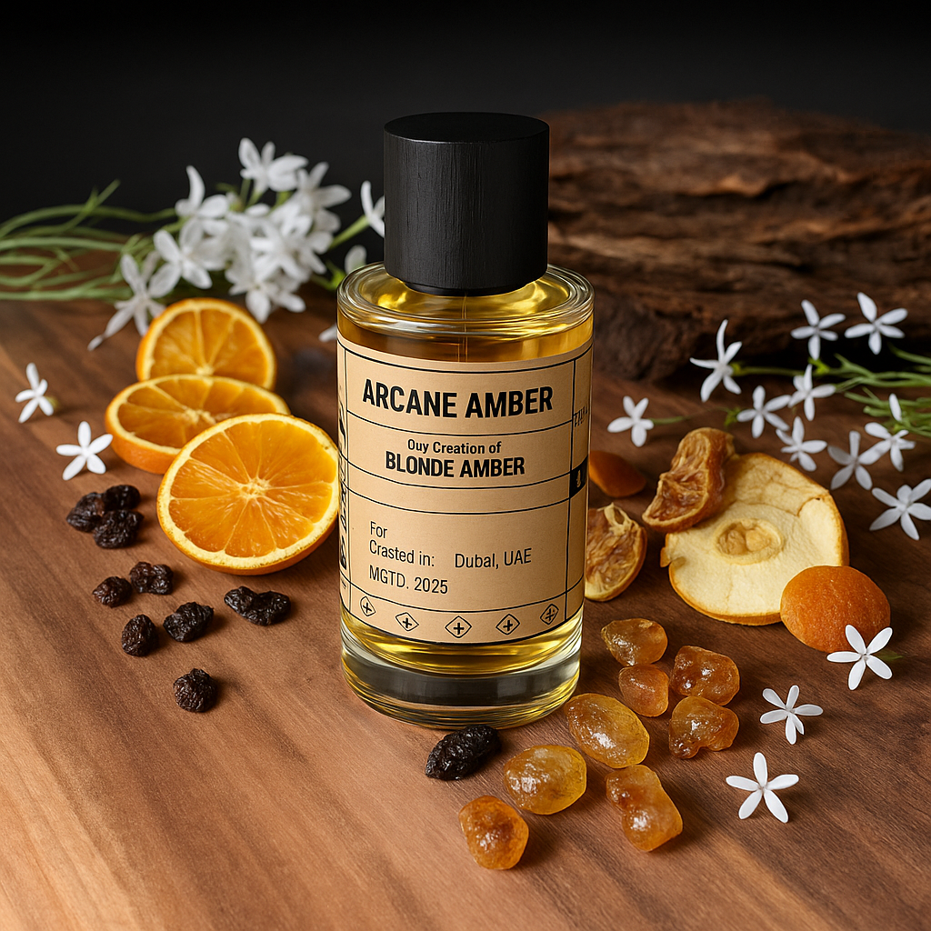 ARCANE AMBER - similar scent notes Blonde Amber by Clive Christian - Dubai Parfem Shop EU | MSTV j.d.o.o.