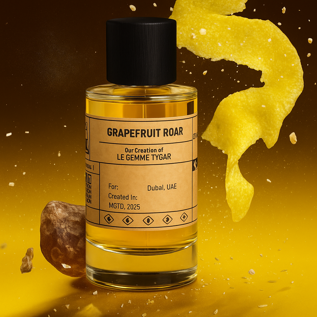GRAPEFRUIT ROAR - similar scent notes Le Gemme Tygar - Dubai Parfem Shop EU | MSTV j.d.o.o.