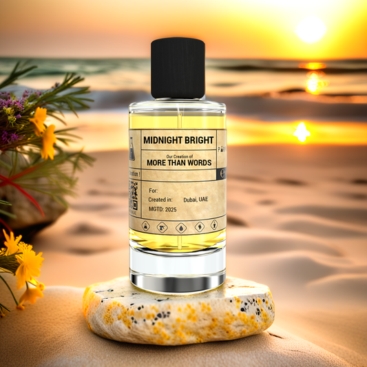 MIDNIGHT BRIGHT - similar scent notes More Than Words by Xerjoff