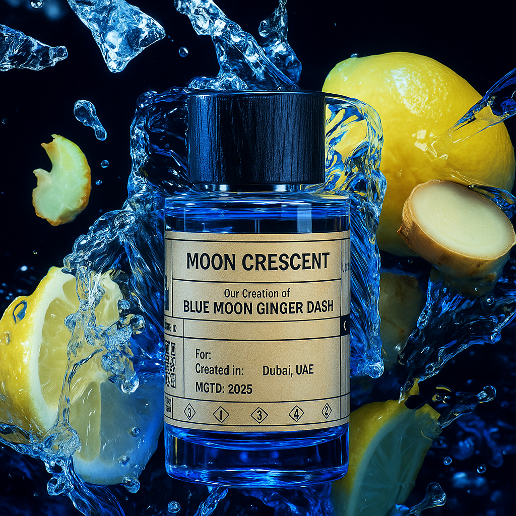 MOON CRESCENT - similar scent notes Blue Moon Ginger Dash by Killian - Dubai Parfem Shop EU | MSTV j.d.o.o.