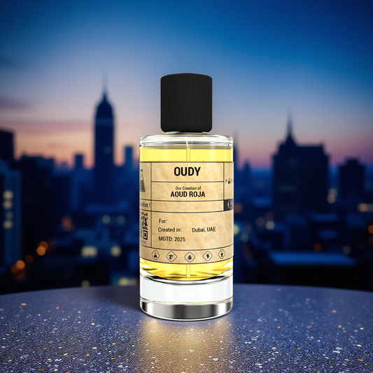 OUDY - similar scent notes AOUD by Roja