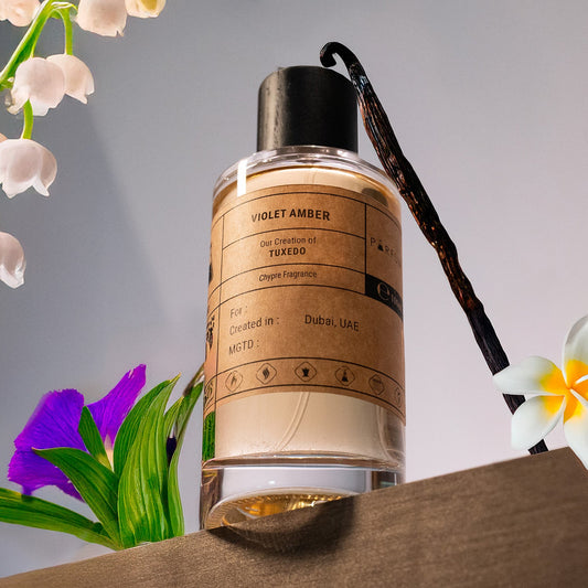 VIOLET AMBER - similar scent notes Tuxedo