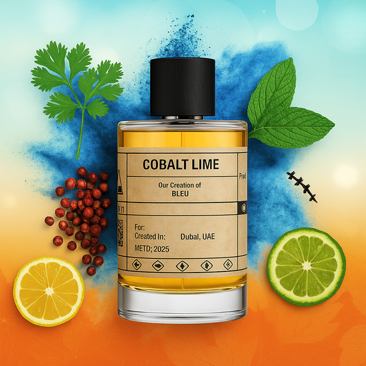 COBALT LIME - similar scent notes Bleu De Chanel Parfum