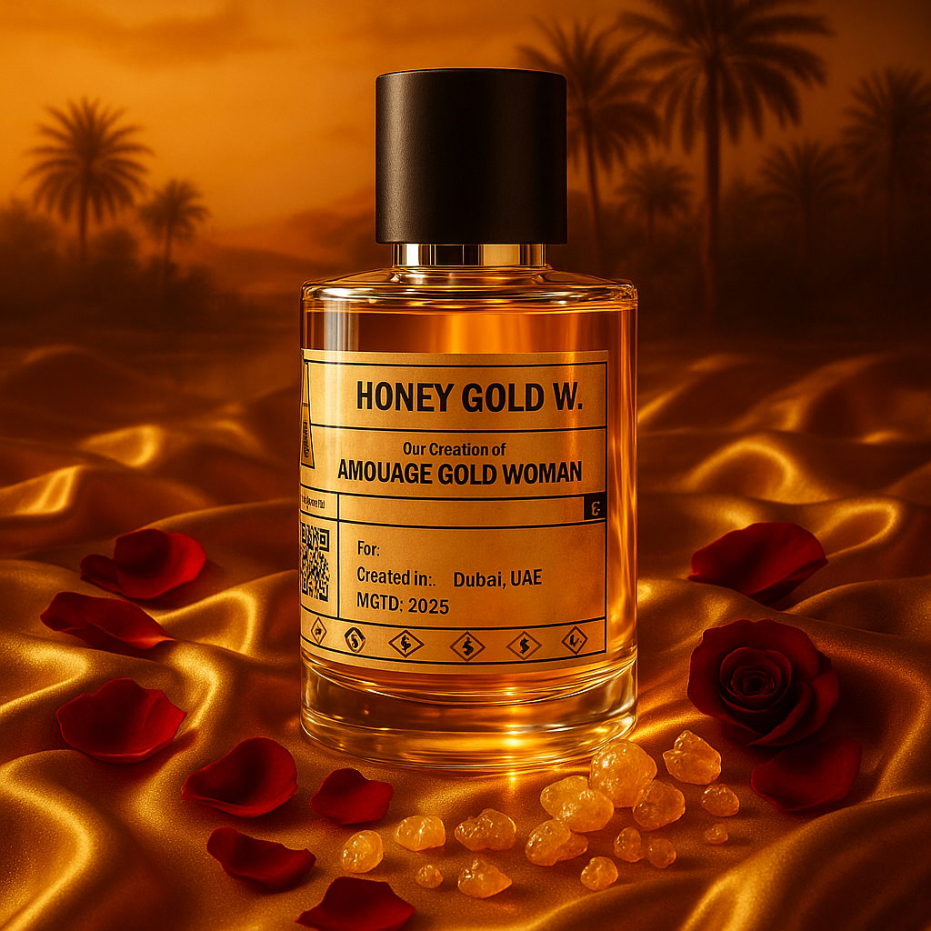 HONEY GOLD WOMAN - similar scent notes Gold Amouage Woman