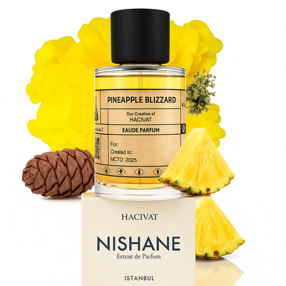 PINEAPPLE BLIZZARD - similar scent notes Nishane Hacivat - Dubai Parfem Shop EU | MSTV j.d.o.o.