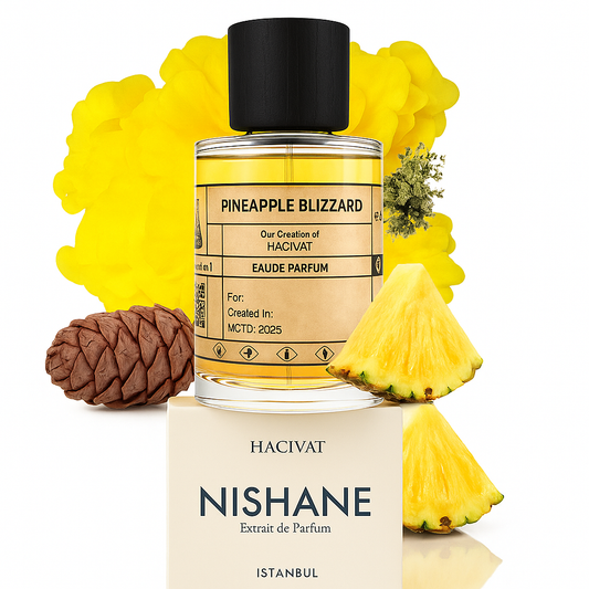 PINEAPPLE BLIZZARD - similar scent notes Nishane Hacivat - Dubai Parfem Shop EU | MSTV j.d.o.o.
