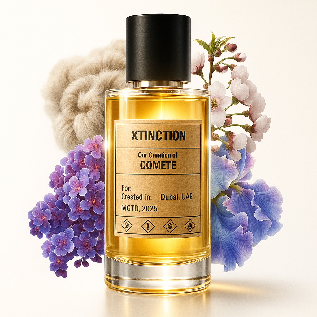 XTINCTION - similar scent notes Comete Chanel - Dubai Parfem Shop EU | MSTV j.d.o.o.