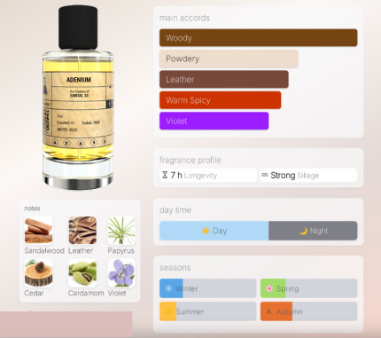 ADENIUM-SANTAL 33 LE LABO